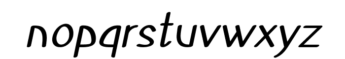 Poric-BoldItalic Font LOWERCASE