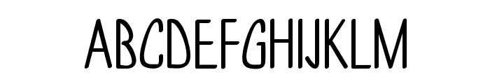 Poric-CondensedBold Font UPPERCASE