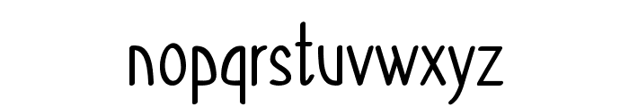 Poric-CondensedBold Font LOWERCASE