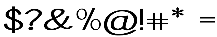 Poric-ExpandedBold Font OTHER CHARS