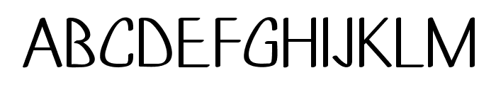 Poric Font UPPERCASE