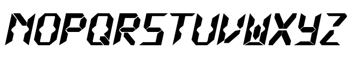 Positron-BoldItalic Font UPPERCASE