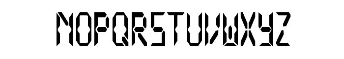 Positron-CondensedRegular Font UPPERCASE