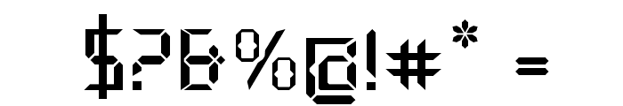 Positron Font OTHER CHARS