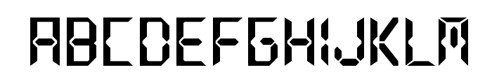 Positron Font UPPERCASE