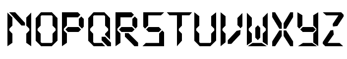 Positron Font UPPERCASE