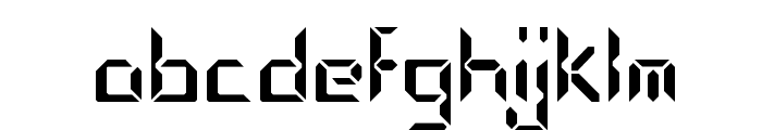 Positron Font LOWERCASE