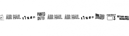 PO Box (plain) Font OTHER CHARS