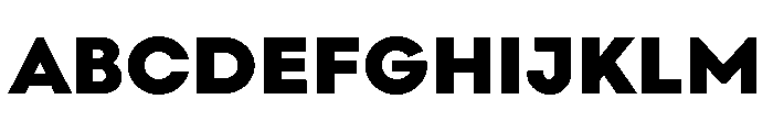 Point Black Font UPPERCASE