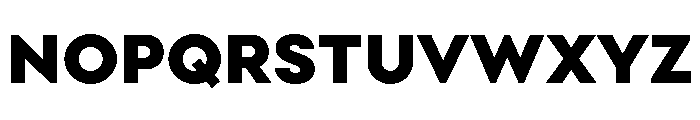 Point Black Font UPPERCASE