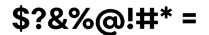 Point Bold Font OTHER CHARS