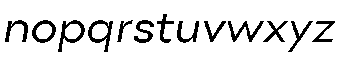 Point Book Italic Font LOWERCASE