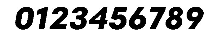 Point Extra Bold Italic Font OTHER CHARS
