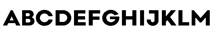 Point Extra Bold Font UPPERCASE