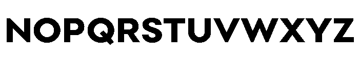 Point Extra Bold Font UPPERCASE