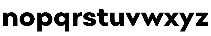 Point Extra Bold Font LOWERCASE