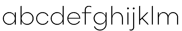 Point Extra Light FONT