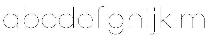 Point Hairline FONT