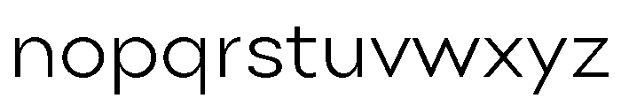Point Light Font LOWERCASE