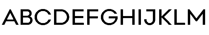 Point Regular Font UPPERCASE