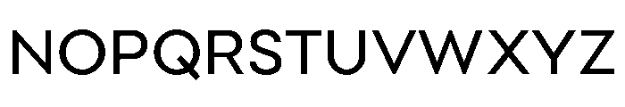 Point Regular Font UPPERCASE