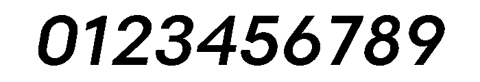 Point Semi Bold Italic Font OTHER CHARS