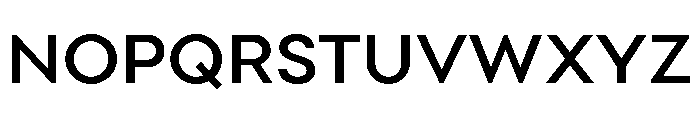 Point Semi Bold Font UPPERCASE