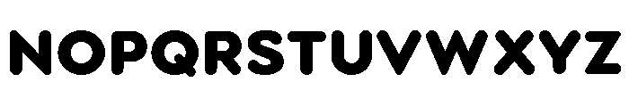 Point Soft Black Font UPPERCASE
