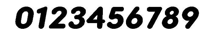 Point Soft Extra Bold Italic Font OTHER CHARS