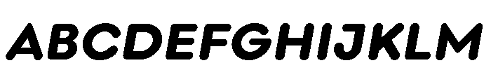 Point Soft Extra Bold Italic Font UPPERCASE