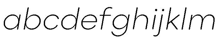Point Soft Extra Light Italic FONT