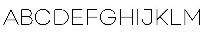 Point Soft Extra Light Font UPPERCASE