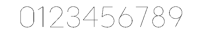 Point Soft Hairline Font OTHER CHARS
