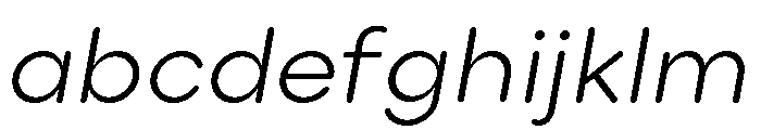 Point Soft Light Italic FONT