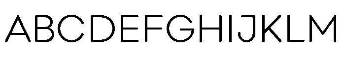 Point Soft Light Font UPPERCASE