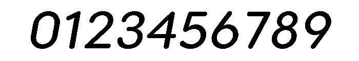 Point Soft Regular Italic Font OTHER CHARS