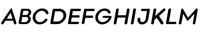 Point Soft Semi Bold Italic Font UPPERCASE
