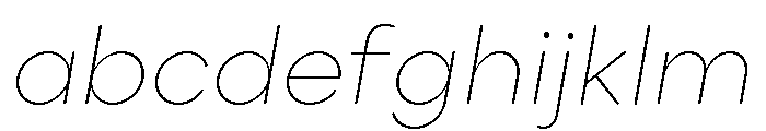 Point Soft Thin Italic FONT