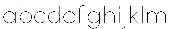 Point Thin FONT