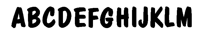 Polka Bold Font UPPERCASE