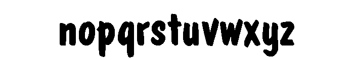 Polka Bold Font LOWERCASE
