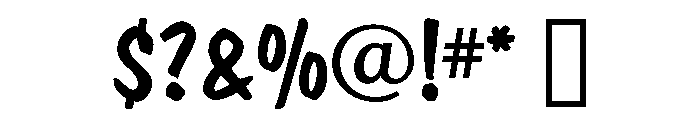 Polka Regular Font OTHER CHARS