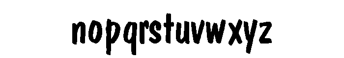 Polka Regular Font LOWERCASE