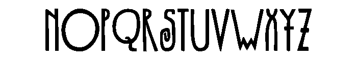 Polygraph Bold Font LOWERCASE