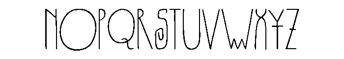 Polygraph Medium Font LOWERCASE