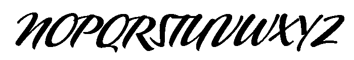 Pooper Black Regular Font UPPERCASE