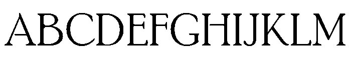 Poor Richard Light Font UPPERCASE