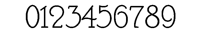 Poor Richard Monoline Font OTHER CHARS