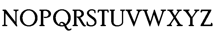 Poor Richard Regular Font UPPERCASE