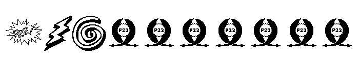 Pop Art Extras Font OTHER CHARS